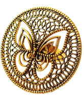 Golden Antique Butterfly Ring